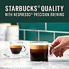 Alternate image 4 for Starbucks&reg; by Nespresso&reg; Vertuo Line Espresso Roast Coffee Capsules 10-Count