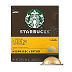 Alternate image 8 for Starbucks&reg; by Nespresso&reg; VertuoLine Blonde Espresso Capsules 10-Count