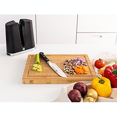 Zwilling&reg; Pro 7-Inch Chef&#39;s Knife and V-Edge Sharpener Set. View a larger version of this product image.