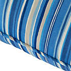 Alternate image 3 for Greendale Home Fashions Stripe 2-Piece Outdoor Deep Seat Cushion Set in Sapphire