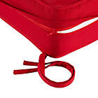 Alternate image 4 for Greendale Home Fashions  2-Piece Outdoor Deep Seat Cushions in Sunbrella&reg; Jockey Red