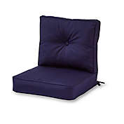 Greendale Home Fashions Solid Sunbrella 2-Piece Outdoor Deep Seat Cushions