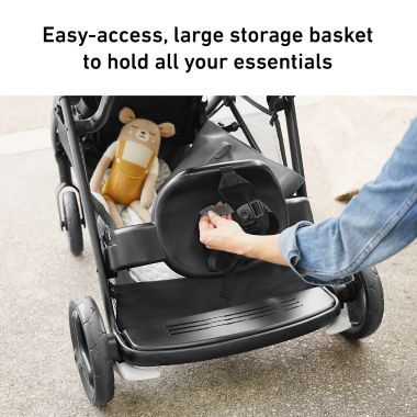 Graco&reg; Ready2Grow 2.0 Double Stroller in Rafa. View a larger version of this product image.