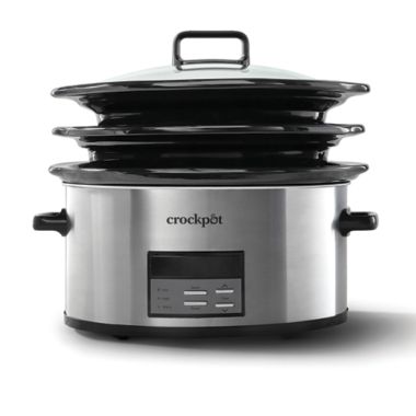 Crockpot&trade; Choose-A-Crock Digital Slow Cooker. View a larger version of this product image.