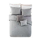 Alternate image 1 for Ayesha Curry&trade; Strie Texture 5-Piece Full/Queen Comforter Set in Grey