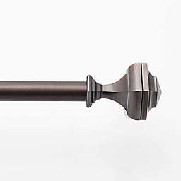 Deco Window® Hexagon 52 to 144-Inch Adjustable Single Curtain Rod Set in Antique Copper