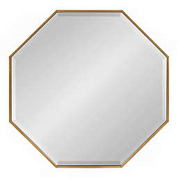 Kate & Laurel™ Rhodes 28.75-Inch x 28.75 Octagon Wall Mirror in Gold
