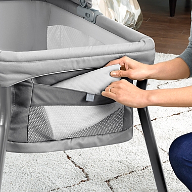 Chicco LullaGo&reg; Nest Portable Bassinet in Dove. View a larger version of this product image.