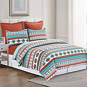 C &amp; F Home&trade; Valley 3-Piece Reversible King Quilt Set in Aqua