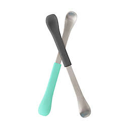 Boon SWAP 2-IN-1 Feeding Spoon - Mint & Grey (2pk)