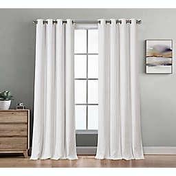 Therapedic® Baldwin 63-Inch Grommet 100% Blackout Window Curtain Panel in Off White (Single)