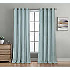 Alternate image 0 for Therapedic&reg; Baldwin 63-Inch Grommet 100% Blackout Window Curtain Panel in Spa Blue (Single)