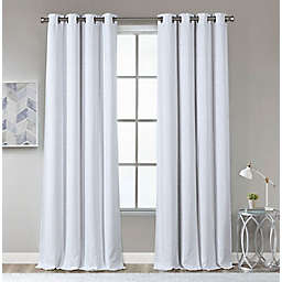 Therapedic® Radcliff 95-Inch Grommet 100% Blackout Curtain Panel in Off-White (Single)