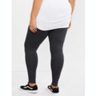Alternate image 3 for Motherhood Maternity&reg; 3X Essential Stretch Secret Fit Maternity Leggings in Grey