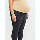 Alternate image 4 for Motherhood Maternity&reg; 3X Essential Stretch Secret Fit Maternity Leggings in Grey