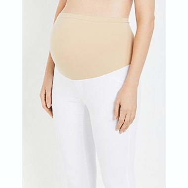 Motherhood Maternity&reg; Small Maia Skinny Ankle Maternity Pant in White. View a larger version of this product image.