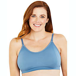 Motherhood Maternity® Large Seamless Clip Down Maternity and Nursing Bralette in Blue