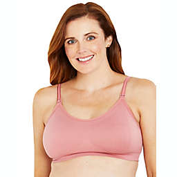 Motherhood Maternity® Small Seamless Clip Down Maternity and Nursing Bralette in Pink