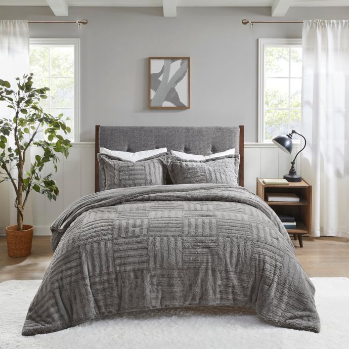 Madison Park Artic Fur Down Comforter Set Bed Bath Beyond