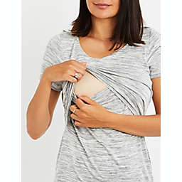 Motherhood Maternity® Short Sleeve Lift-Up Open Front Nursing Tee
