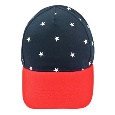 Generic Starry Baseball Cap in Red/White/Blue