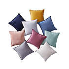 Alternate image 1 for Morgan Home ChenilleSquare Throw Pillows in Beige (Set of 2)