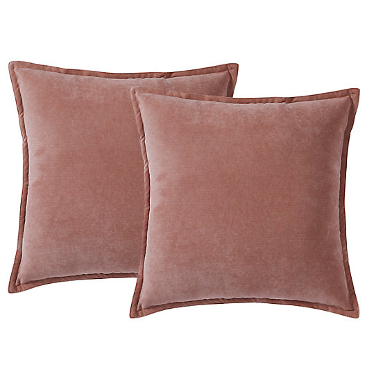 Alternate image 1 for Morgan Home ChenilleSquare Throw Pillows (Set of 2)