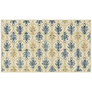Maples Winifred 1&#39;8&quot; x 2&#39;10&quot; Accent Rug in Blue/Tan. View a larger version of this product image.