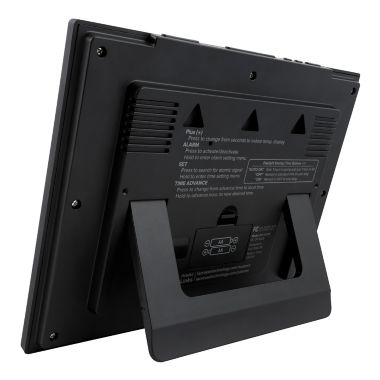 La Crosse Technology Atomic Digital Wall Clock with Indoor Temperature. View a larger version of this product image.