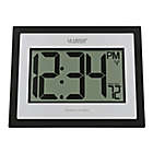 Alternate image 6 for La Crosse Technology Atomic Digital Wall Clock with Indoor Temperature