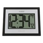 Alternate image 6 for La Crosse Technology Atomic Digital Wall Clock with Indoor Temperature