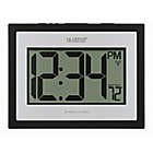 Alternate image 0 for La Crosse Technology Atomic Digital Wall Clock with Indoor Temperature