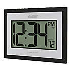 Alternate image 4 for La Crosse Technology Atomic Digital Wall Clock with Indoor Temperature