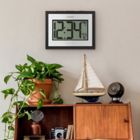 Alternate image 1 for La Crosse Technology Atomic Digital Wall Clock with Indoor Temperature