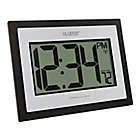 Alternate image 9 for La Crosse Technology Atomic Digital Wall Clock with Indoor Temperature