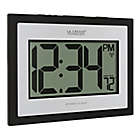 Alternate image 2 for La Crosse Technology Atomic Digital Wall Clock with Indoor Temperature