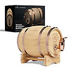 Alternate image 11 for Polished 1-Liter Whiskey Barrel Beverage Dispenser in Brown
