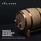 Alternate image 6 for Polished 1-Liter Whiskey Barrel Beverage Dispenser in Brown