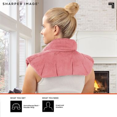 Sharper Image&reg; Hot and Cold Herbal Aromatherapy Neck and Shoulder Wrap. View a larger version of this product image.