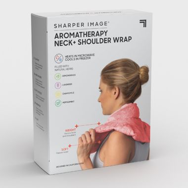 Sharper Image&reg; Hot and Cold Herbal Aromatherapy Neck and Shoulder Wrap. View a larger version of this product image.