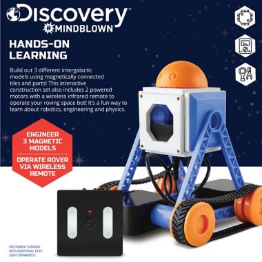 Discovery #Mindblown 34-Piece Magnetic Tiles Building Set with Remote Control. View a larger version of this product image.