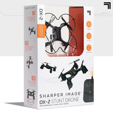 Sharper Image DX-2 Rechargeable 2.4GHz Stunt Drone New Open Box 