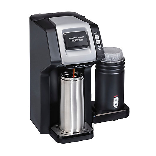 bedbathandbeyond.com | Hamilton Beach® FlexBrew® Dual Coffee Maker with Milk Frother in Black