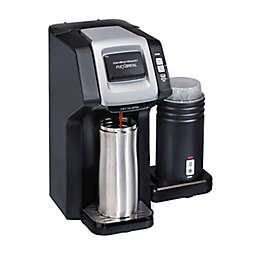 Hamilton Beach® FlexBrew® Dual Coffee Maker with Milk Frother in Black