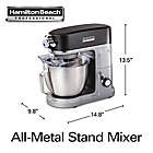 Alternate image 9 for Hamilton Beach&reg; Professional All-Metal Stand Mixer in Silver/Black