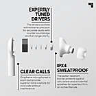 Alternate image 5 for Sharper Image&reg; Earbuds Headphones in White