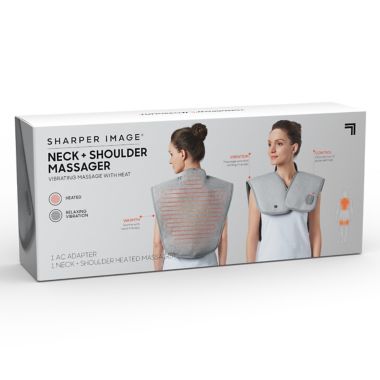 Sharper Image&reg; Pain Relief Heated Neck Wrap Massager. View a larger version of this product image.