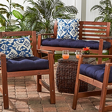 Greendale Home Fashions Solid Outdoor Square Seat Cushion. View a larger version of this product image.