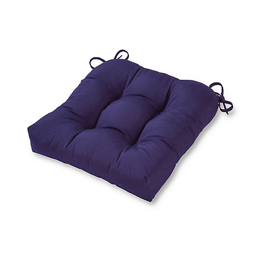 Alternate image 1 for Greendale Home Fashions Solid Outdoor Square Seat Cushion