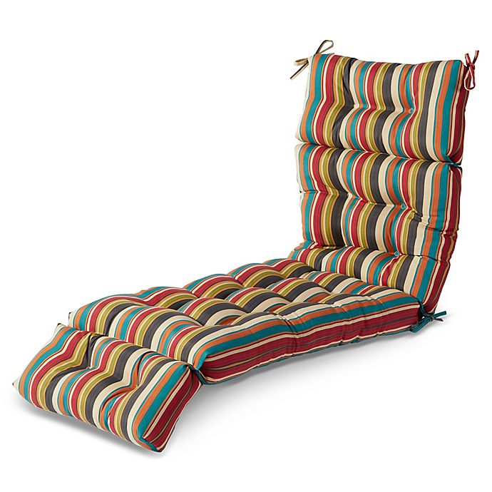 Greendale Home Fashions Sunset Stripe, Patio Lounge Chair Cushions Canada